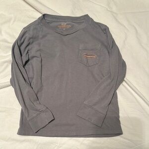 Vineyard Vines kids Halloween Gray Long Sleeve Shirt